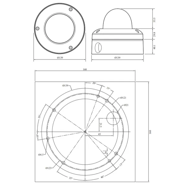 IP-видеокамера 2Мп Rubezh RV-3NCD2165 (2.8-12)