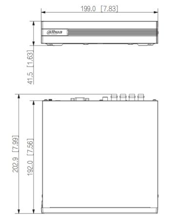 8-канальный HDCVI-видеорегистратор Dahua DH-XVR1B08-I