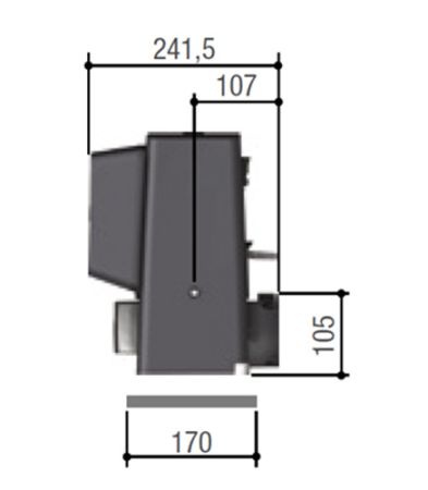 Комплект автоматики Came BX608AGS Combo для откатных ворот (BX608 KIT)