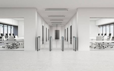 Центральный модуль скоростного распашного турникета Cominfo EasyGate Superb 1800мм