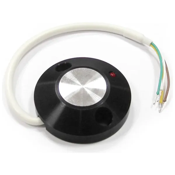 Кнопка выхода AccordTec КН-05 со светодиодом, черная