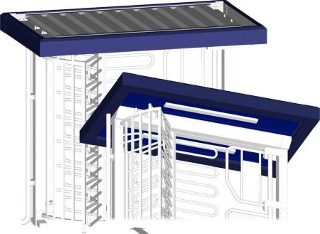 Крыша для 2-проходных турникетов серии Ecco 120BF/BFD Gotschlich Ecco Сomfort Roof (6EDD3U4-C)