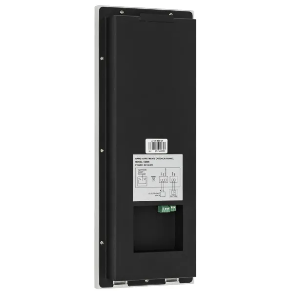 Вызывная панель AccordTec AT-VD 600 GR многоквартирная, с камерой