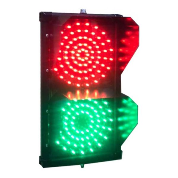 Светофор светодиодный двухсекционный Инфопаркинг ИС-3/24/К, 200 мм, с козырьками Светофор светодиодный двухсекционный Инфопаркинг ИС-3/24/К, 200 мм, с козырьками