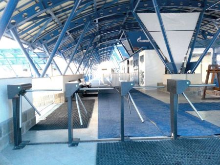 Турникет-трипод Ростов-Дон Т9М1 STEP2-У (Fly A3 EH) уличный из окрашенной стали с ЭРА-2000 (без планок)