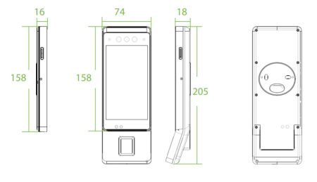 Биометрический терминал учета рабочего времени ZKTeco Horus E1-FP (ID) Биометрический терминал учета рабочего времени ZKTeco Horus E1-FP (ID)