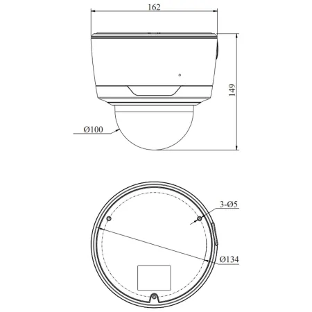 IP-видеокамера 4Мп RVi-2NCD4489 (2.8-12) white моторизованная с обогревателем