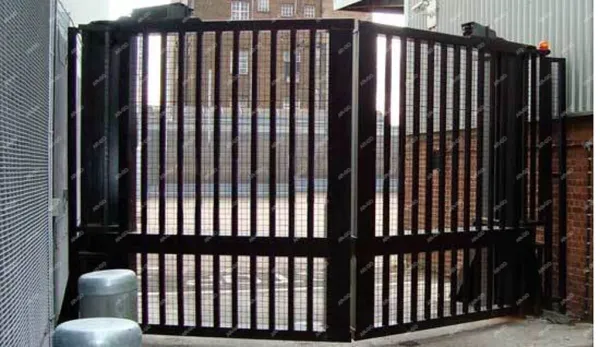 Противотаранные ворота AR-GO НОРД, распашные, гидравлические