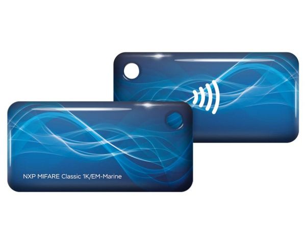 Брелок комбинированный EM-Marine + Mifare Plus X 4K, UID 4/7 byte