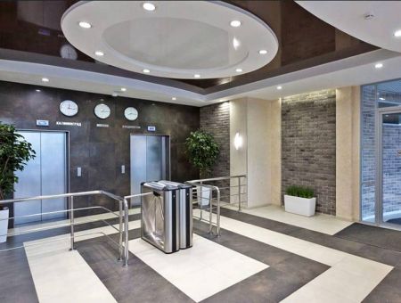 Турникет-трипод тумбовый PERCo-TB01.1 из нержавеющей стали (с планками)