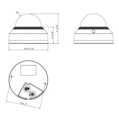Антивандальная сетевая IP-видеокамера 4Мп Wisenet QNV-7030R (6 мм) Антивандальная сетевая IP-видеокамера 4Мп Wisenet QNV-7030R (6 мм)