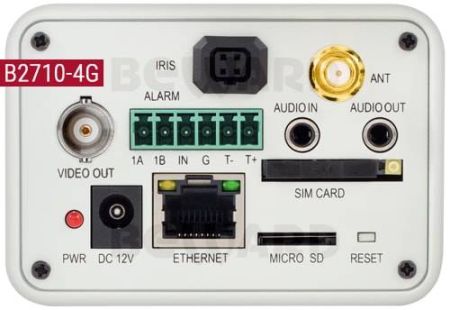 Корпусная IP-камера Beward B2710-4G с модулем 2G/3G/4G промышленного класса Корпусная IP-камера Beward B2710-4G с модулем 2G/3G/4G промышленного класса