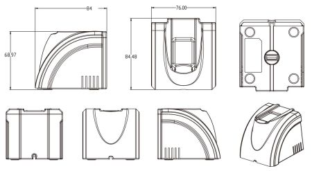 Настольный биометрический считыватель ZKTeco ZK6500 отпечатков пальцев