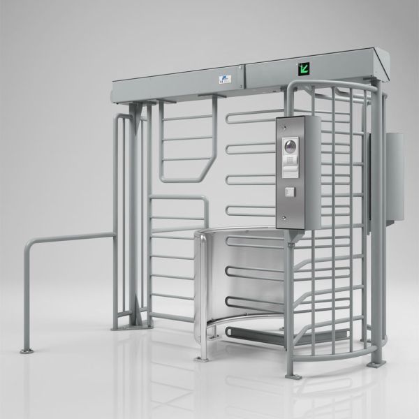 Полноростовой моторизированный турникет Magnetic MPB 112 (MPB112AA141) с моторизированной калиткой для велосипеда из нерж. стали