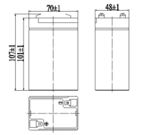 Аккумулятор Etalon FORS 6045 (6В 4.5 А∙ч)