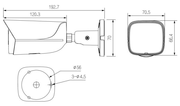 IP-видеокамера уличная 4Мп Dahua DH-IPC-HFW3441EP-S-0280B-S2 IP-видеокамера уличная 4Мп Dahua DH-IPC-HFW3441EP-S-0280B-S2