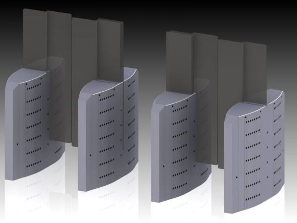 Центральный модуль раздвижного сенсорного турникета Gotschlich Selection Linear DL