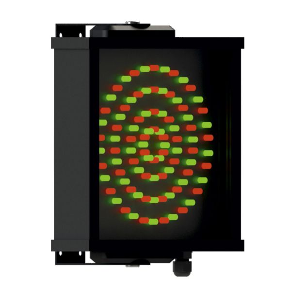 Светофор светодиодный односекционный Инфопаркинг ИС-1/24/Зелёный+Красный, 145 мм