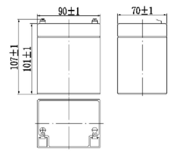 Аккумулятор Etalon FS 12045 (12В 4.5 А∙ч)