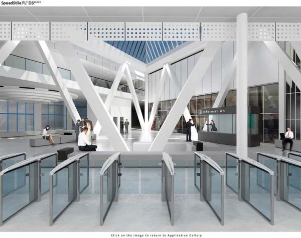 Автоматизированная проходная Gunnebo SpeedStile FLS DS длина 1800 мм Автоматизированная проходная Gunnebo SpeedStile FLS DS длина 1800 мм