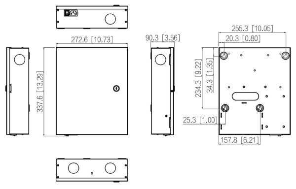 Сетевой контроллер доступа Dahua DHI-ASC2204C-D для 4 дверей (2-сторонний доступ)