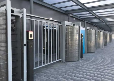 Турникет полноростовой двухпроходной Came Guardian PSGD4, уличный, из окрашенной стали