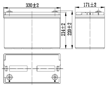 Аккумулятор Etalon FS 12100 (12В 100 А∙ч)