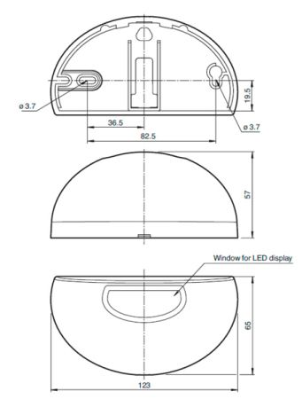 Радар dormakaba Prosecure Opti Motion Stereo, черный Радар dormakaba Prosecure Opti Motion Stereo, черный