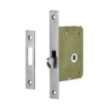 Механический замок dormakaba 402 /55/ F=22 прям. с ответной планкой, для раздвижных дверей