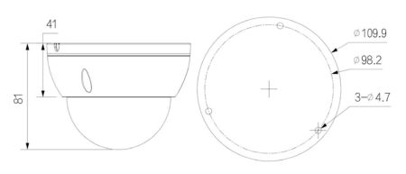 IP-видеокамера 8Мп Dahua DH-IPC-HDBW2849EP-S-IL-0280B WizSense, IP67, IK10
