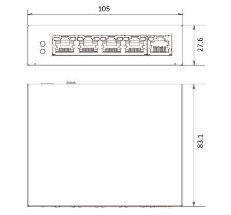 Интеллектуальный управляемый PoE-коммутатор HiWatch SWT-1105P