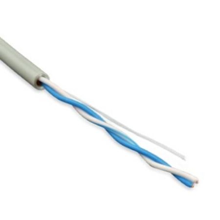 Кабель витая пара неэкранированный Hyperline UUTP1-C5-S24-IN-PVC-GY-500