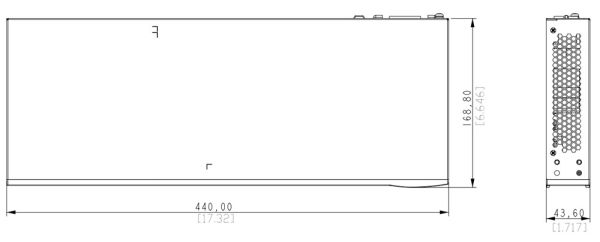 Коммутатор агрегации 28-портовый Dahua DH-AS5500-24GT4XF, управляемый, уровень L3