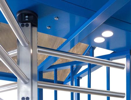 Турникет полноростовой двухпроходной PERCo-RTD-20.1S уличный с электроприводом