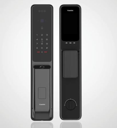 Электронный биометрический замок Kaadas Q9 FVP Black, Wi-Fi, распознавание лица, вен пальцев и отпечатков