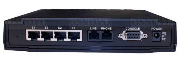 Удлинитель Ethernet (VDSL) Osnovo TA-IP4 до 1500 м