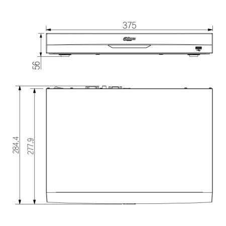 IP-видеорегистратор 32Мп 16-канальный WizSense Dahua DHI-NVR5216-EI