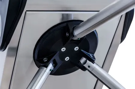 Электронная проходная PERCo KT08.9A из нержавеющей стали, с автоматическими планками Антипаника