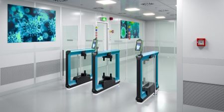 Боковая секция распашного турникета Magnetic mWing FMWI_AL Slave без створок