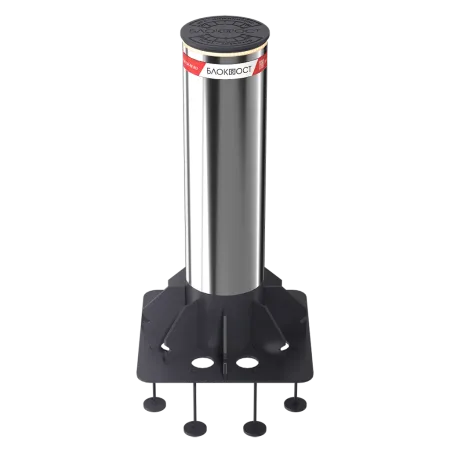 Противотаранный боллард Блокпост К12 стационарный из нержавеющей стали