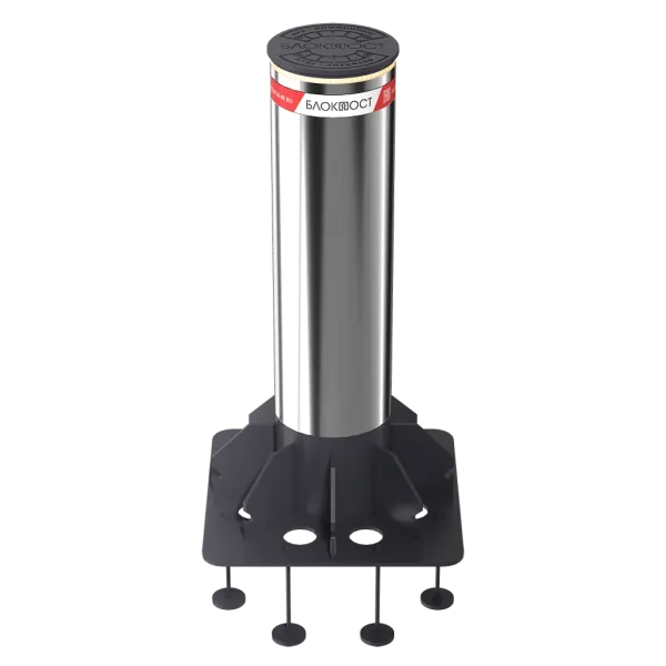 Противотаранный боллард Блокпост К12 стационарный из нержавеющей стали