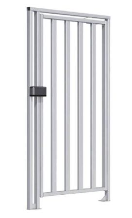 Калитка полноростовая из нержавеющей стали Oxgard К-10-Н (левая)