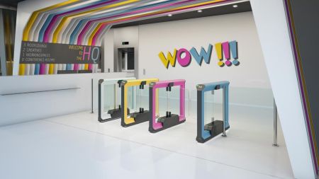 Центральная секция распашного турникета Magnetic mWing FMWI_CL без створок