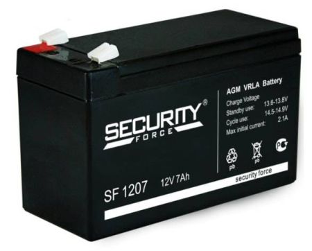 Аккумулятор SF 1207 (12В 7 Ач)