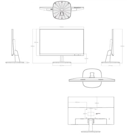 Монитор 23,8" HikVision DS-D5024FN57