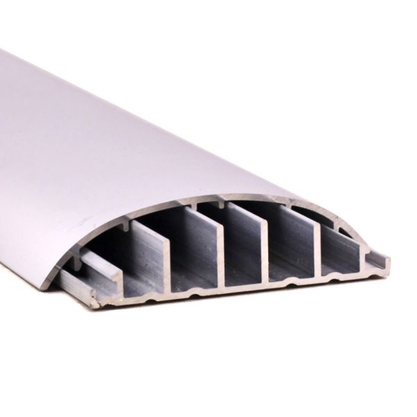 Универсальный алюминиевый порог для пола с кабель-каналом ПО 62, 2,7 м