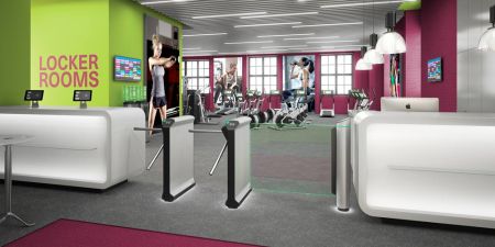 Центральная секция распашного турникета Magnetic mWing FMWI_CL без створок