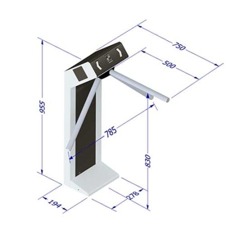 Турникет-трипод Carddex STR-01 (без планок)