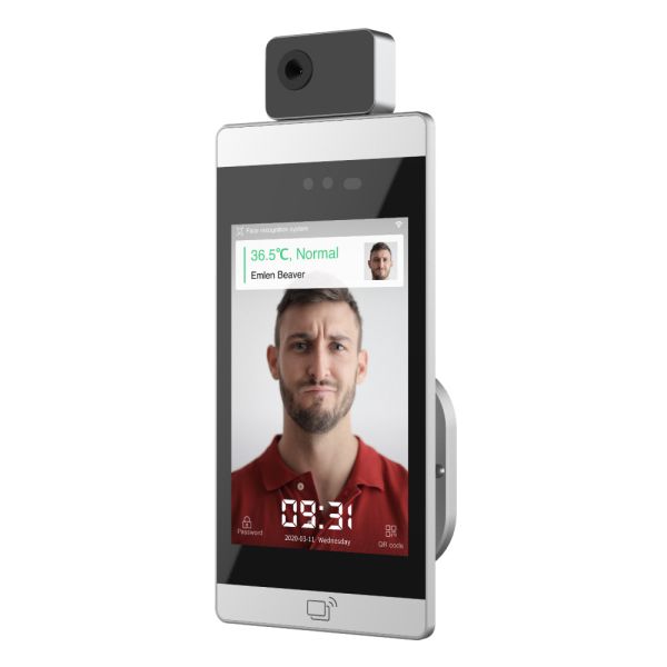 Биометрический терминал распознавания лиц и температуры тела Uface 8-H Temp, настенный