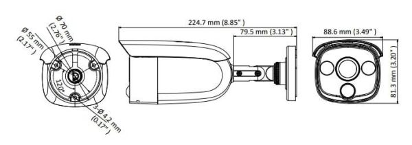 Видеокамера 2Мп Ultra-Low Light PIR HikVision DS-2CE12D8T-PIRL (2.8 мм)